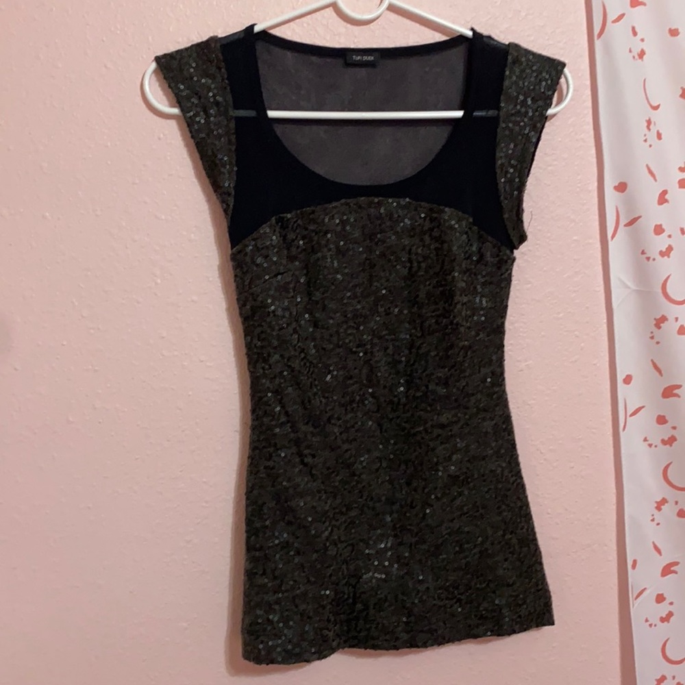 Tufi Duek sequined top